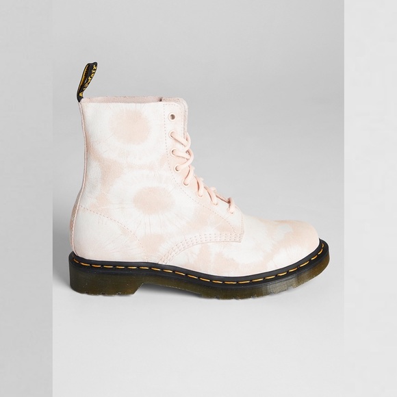 MARTENS 1460 PASCAL TIE DYE BOOTS IN SHELL